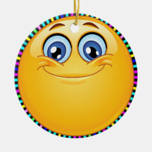 Groovy Smile Happy Face - SRF Keramisch Ornament