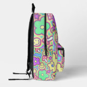 Groovy Smiles Psychedelic Bedrukte Rugzak (Links)