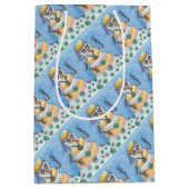 GROOVY SNEEUWPOP, VREDESTEKEN KERSTCADEAUZAK MEDIUM CADEAUZAKJE (Voorkant)