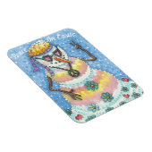 GROOVY SNOWMAN "PEACE ON AARTH" CHRISTMAS MAGNET MAGNEET (Rechterzijde)