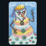 GROOVY SNOWMAN "PEACE ON AARTH" CHRISTMAS MAGNET MAGNEET<br><div class="desc">DAT WAREN DE DAGEN VAN DE STROOMSTROOM,  HET STROPDAS DYED IN,  EN HET VREDESTEKEN. VOEG EEN KLEINE LOVE MET DEZE GROEI SNOWMAN "VREDE OP AARDE" MAGNET Large Rectangle *Customize... ..Zoek overeenkomende items in het Susan Brack-ontwerp</div>