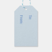 GROOVY SNOWMAN, PEACE SIGN CHRISTMAS GIFT LABEL SE CADEAULABEL (Achterkant)