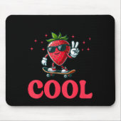 Groovy So Berry Cool Fruit Lover Strawberry Season Muismat (Voorkant)