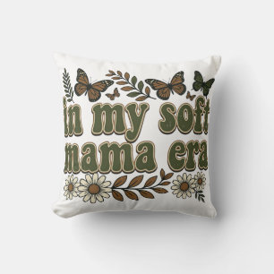 Groovy Soft Mama Tijdperk Vervallen Grafisch Kussen