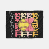 Groovy Softll Sister Coquette Bow Softll Fleece Deken (Voorkant (Horizontaal))