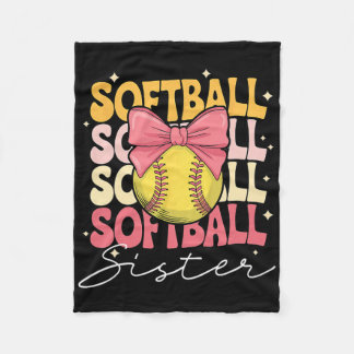 Groovy Softll Sister Coquette Bow Softll  Fleece Deken