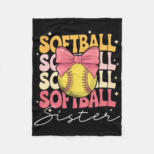 Groovy Softll Sister Coquette Bow Softll Fleece Deken (Voorkant)