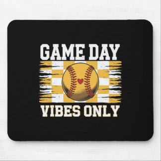 Groovy Softll Women Girls Softll Game Day Vibes  Muismat