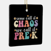 Groovy, sommigen noemen het chaos, wij noemen het  keramisch ornament (Rechts)