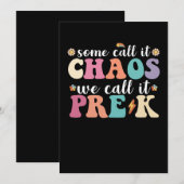 Groovy Sommigen noemen het Chaos Wij noemen het Pr Kaart (Voorkant / Achterkant)