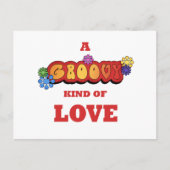 Groovy Soort Liefde Briefkaart (Voorkant)