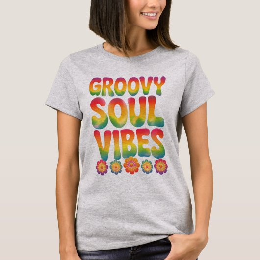 Groovy Soul Vibes T-shirt (Voorkant)