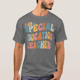 Groovy Sped Ed Special Education Teacher Terug naa T-shirt