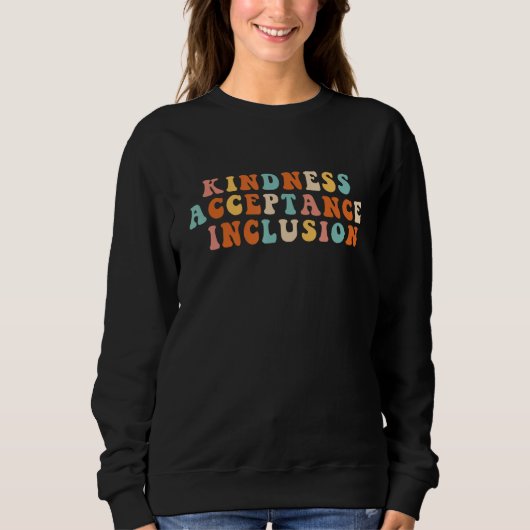 Groovy SPED  Kindness Acceptance Inclusion Educato Trui (Voorkant)