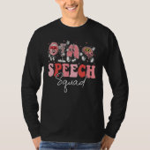 Groovy Speech Therapy Speech Language Pathologist T-shirt (Voorkant)