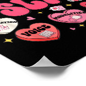 Groovy Speech Therapy Valentijnsdag Heart SLP Val Poster (Hoek)