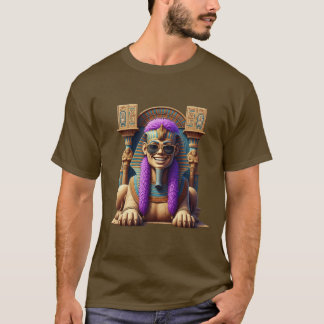 Groovy Sphinx: Farao met een Funky Modern Twist T-shirt
