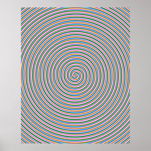 Groovy Spiral Print (Voorkant)