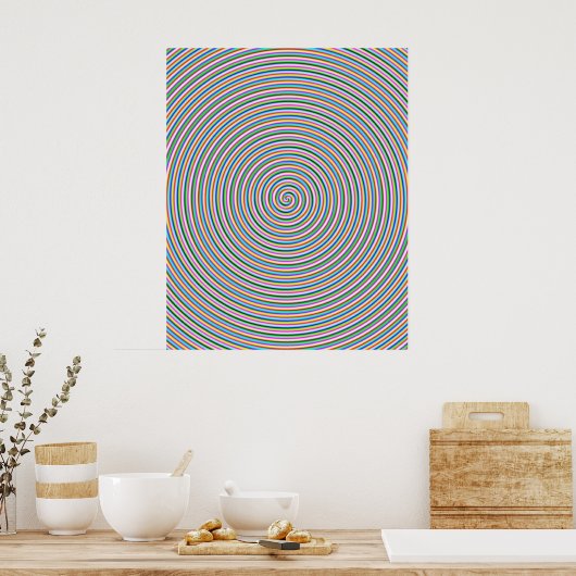 Groovy Spiral Print (Keuken)