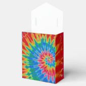 Groovy Spiral Rainbow Tie Dye Bedankdoosjes (Geopend)