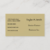 Groovy Spiral Sunbeam Ray Swirl Design Grungy Visitekaartje (Achterkant)