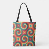 Groovy Spiral Symphony Tote Bag (Achterkant)