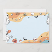 Groovy spook verjaardag foto dank je kaart (Achterkant)