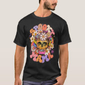 Groovy Spooky Mama Skull T-shirt (Voorkant)