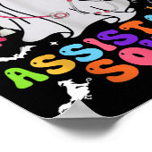Groovy Spooky Medical Istant Squad Cute Halloween  Poster (Hoek)