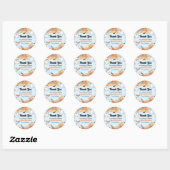 Groovy Spooky One Ghost Party Labels (Vel)