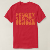 Groovy Spooky Season Boo Ghost Spooky Vibes Hallow T-shirt (Design voorkant)