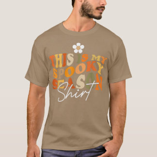 Groovy Spooky Season Vibes Halloween Costume For W T-shirt