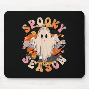 Groovy Spooky Seizoen Ghost Halloween Muismat