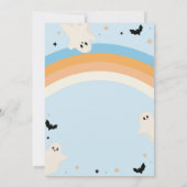 Groovy Spooky Vibes Boy Halloween Verjaardag Kaart (Achterkant)