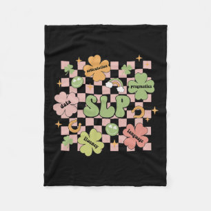 Groovy spraaktaalpathologie St. Patrick's Day S Fleece Deken