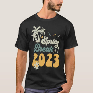 Groovy Spring Break 2023 Stijl Matching Groep T-shirt