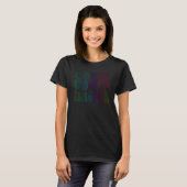 Groovy STEM TEACHER Retro Technology Crew STEM Squ T-shirt (Voorkant volledig)