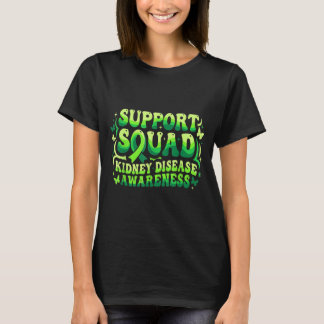 Groovy steungroep nierziekte bewustzijn t-shirt