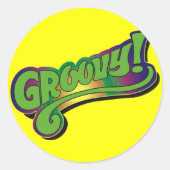 Groovy Sticker (Voorkant)