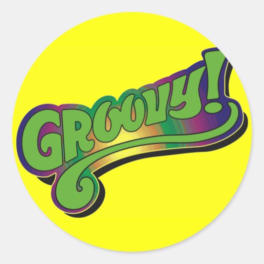 Groovy Sticker (Voorkant)
