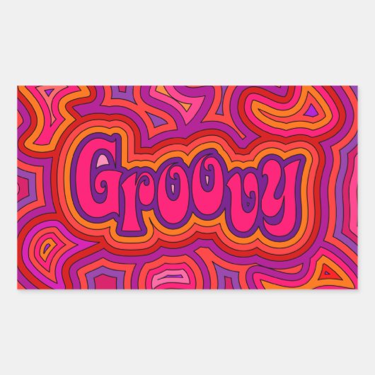 Groovy Sticker (Voorkant)