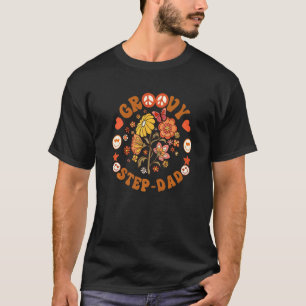 Groovy stiefvader bijpassende familie baby shower t-shirt