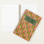 Groovy stijl regenboog golven kleurrijk planner (Display)