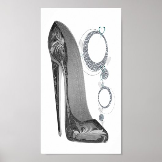 Groovy Stiletto en Sparkle Bling Poster (Voorkant)