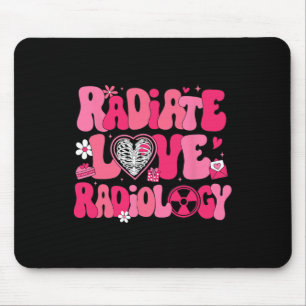 Groovy Straal Liefde Radiologie Röntgenlaborant Va Muismat