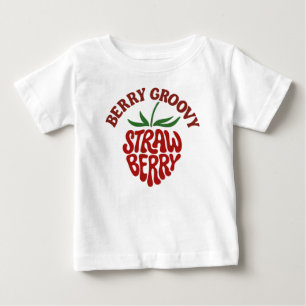 Groovy Strawberry Retro 70s Vibes