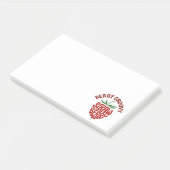 Groovy Strawberry Retro 70s Vibes Post-it® Notes (Schuin)