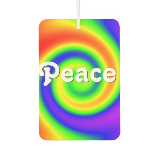 Groovy Stropdas-Dye Heart Luchtverfrisser (Voorkant)