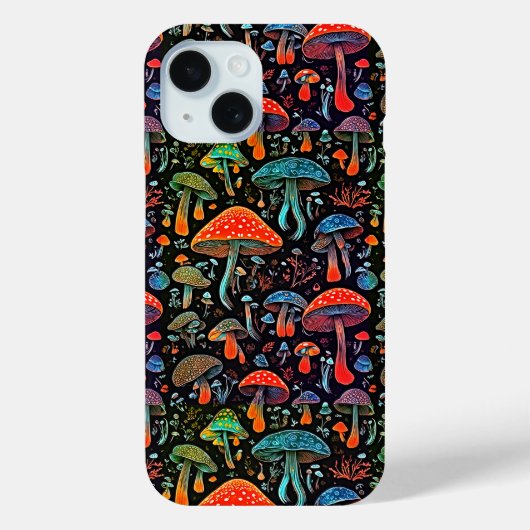 Groovy Style - Levendige bioluminescente paddensto Case-Mate iPhone Case (Achterkant)