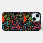 Groovy Style - Levendige bioluminescente paddensto Case-Mate iPhone Case (Achterkant (horizontaal))